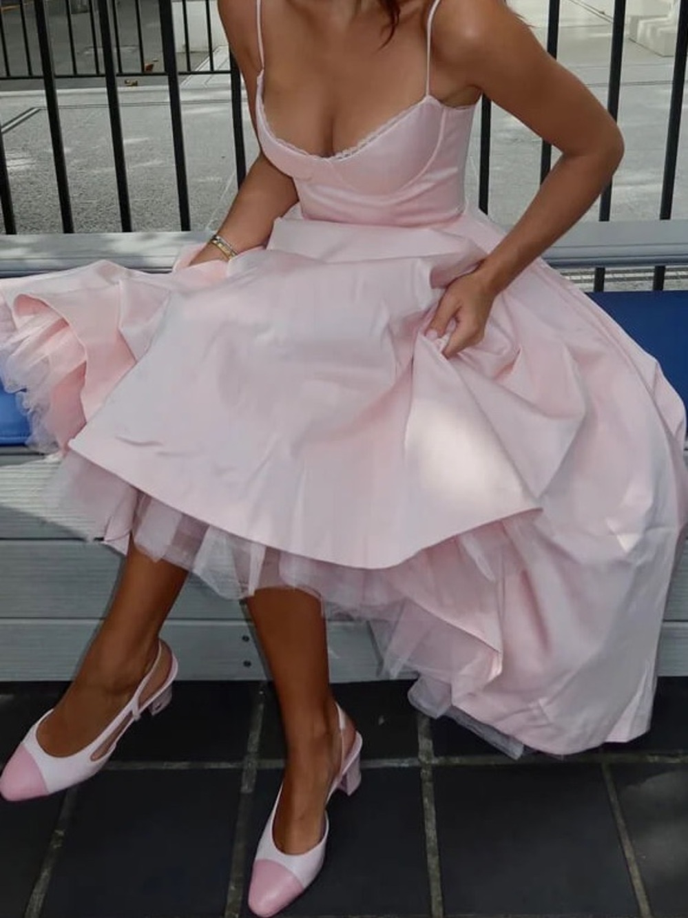 House of CB MADEMOISELLE Ballerina Pink Midi Dress. Regular cup A-C NWOT